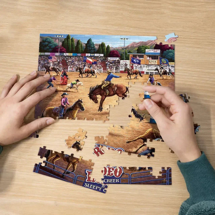Rodeo at Sleepy Creek 210 Piece Jigsaw Puzzle Boardwalk - for just $11.99! 