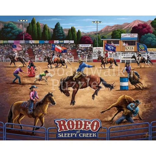 Rodeo at Sleepy Creek 500 Piece Jigsaw Puzzle Boardwalk - for just $21.99! 