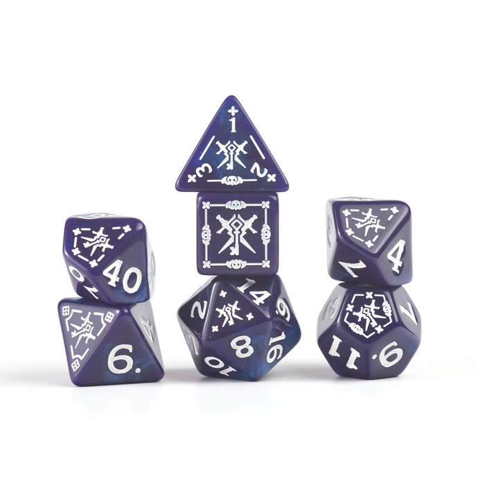 D&D Adventure Dice Set - Rogue Edition | Purple 15pc Collection - for just $24.99! 