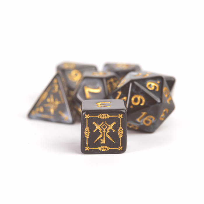 D&D Adventure Dice Set - Rogue Edition | Black 15pc Collection - for just $24.99! 