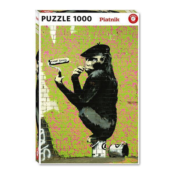 Roller Chimp by Banksy 1000 Piece Jigsaw Puzzle Piatnik - for just $24.99! 