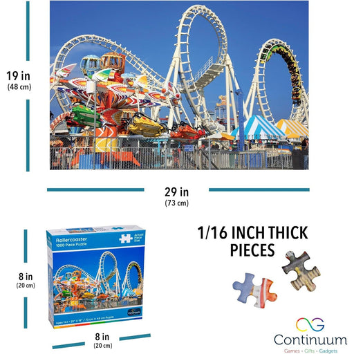 Rollercoaster 1000 Piece Jigsaw Puzzle Continuum - for just $14.99! 