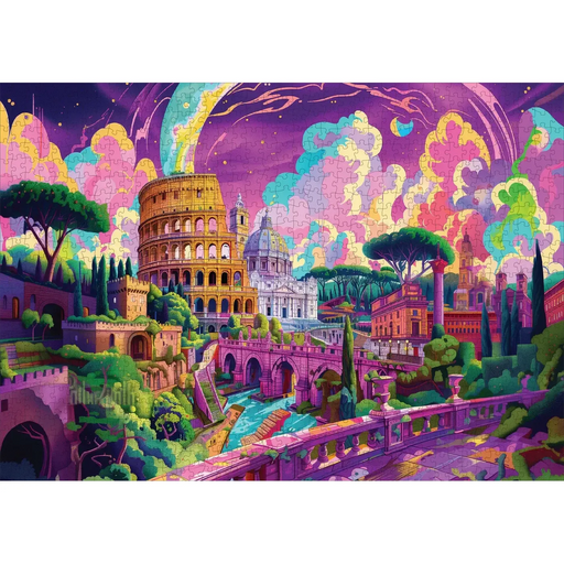 Roman Riddle 1000 Piece Jigsaw Puzzle Trippy - for just $19.99! 