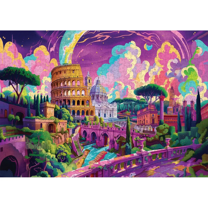 Roman Riddle 1000 Piece Jigsaw Puzzle Trippy - for just $19.99! 
