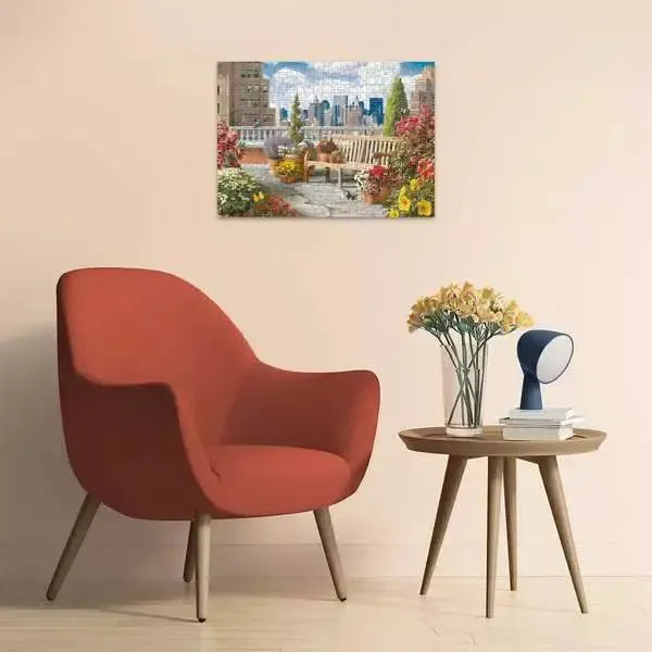 Rooftop Garden 500 Large Piece Jigsaw Puzzle Ravensburger - for just $24.99! 