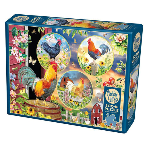 Rooster Magic 500 Piece Jigsaw Puzzle Cobble Hill - for just $17.99! 
