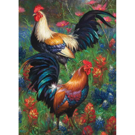 Roosters 1000 Piece Jigsaw Puzzle Cobble Hill - for just $19.99! 