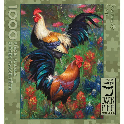 Roosters 1000 Piece Jigsaw Puzzle Jack Pine - for just $14.99! 