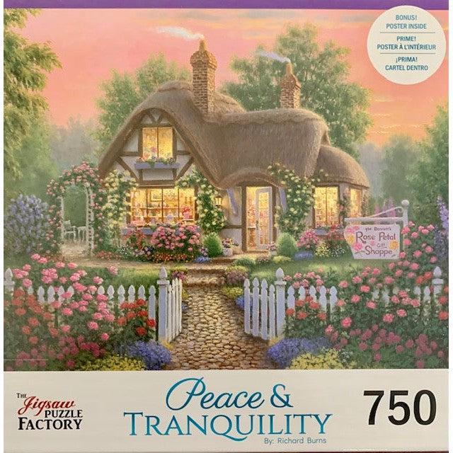 Rose Petal Shoppe Peace & Tranquility 750 Piece Jigsaw Puzzle Leap Year - for just $10.99! 