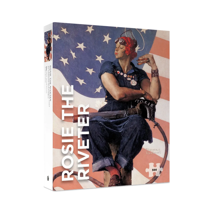 Rosie the Riveter by Rockwell 500 Piece Jigsaw Puzzle Pomegranate - for just $21.99! 