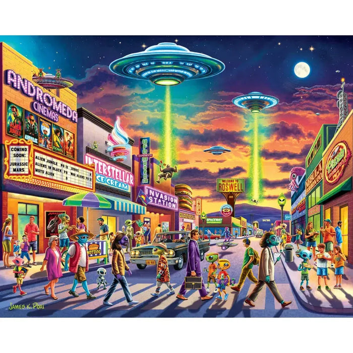 Roswell New Mexico 210 Piece Jigsaw Puzzle Boardwalk - for just $11.99! 