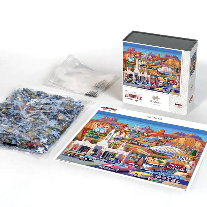 Route 66 1000 Piece Jigsaw Puzzle Boardwalk - for just $23.99! 