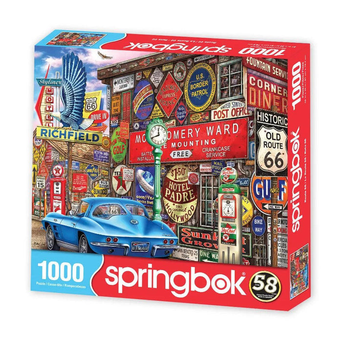 Route 66 1000 Piece Jigsaw Puzzle Springbok - for just $19.99! 
