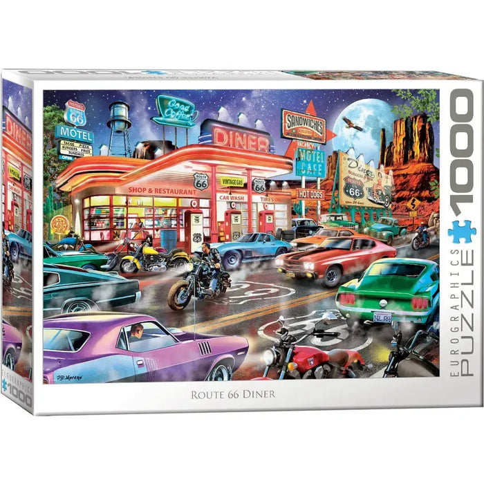 Route 66 Diner 1000 Piece Jigsaw Puzzle Eurographics - for just $21.99! 