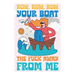 Row Your Boat the F*** Away from Me 500 Piece Jigsaw Puzzle Fun Club - for just $24.99! 