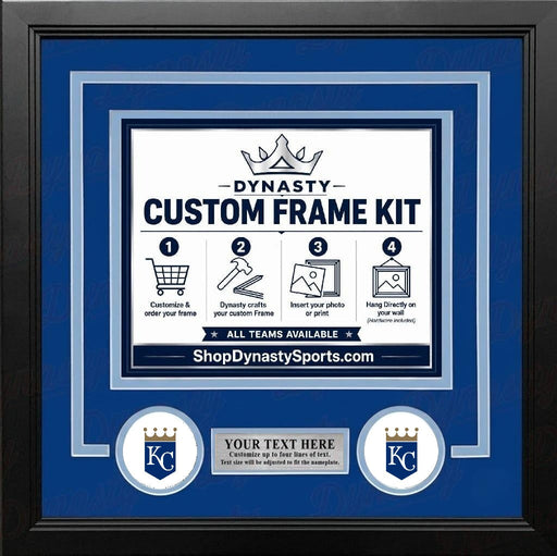 Kansas City Royals Custom MLB Baseball 16x20 Picture Frame Kit (Multiple Colors) - for just $62.99! 