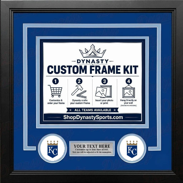 Kansas City Royals Custom MLB Baseball 16x20 Picture Frame Kit (Multiple Colors) - for just $62.99! 