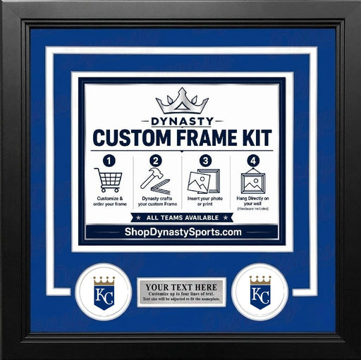 Kansas City Royals Custom MLB Baseball 16x20 Picture Frame Kit (Multiple Colors) - for just $62.99! 