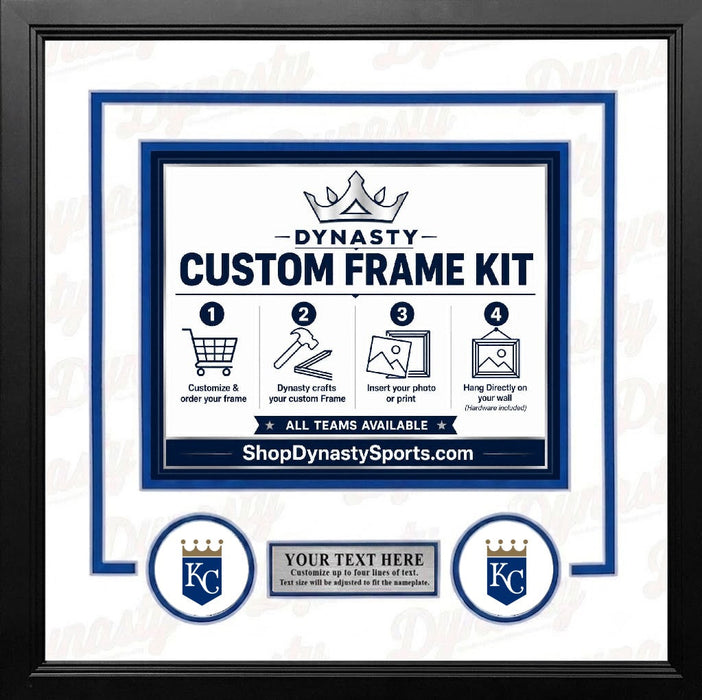 Kansas City Royals Custom MLB Baseball 16x20 Picture Frame Kit (Multiple Colors) - for just $62.99! 