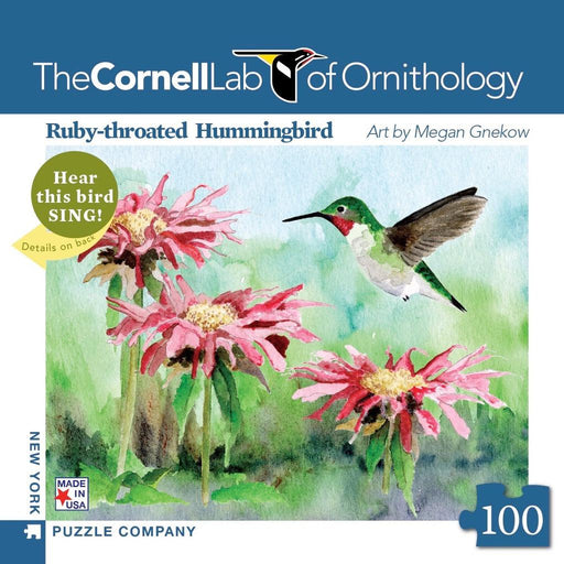 Ruby-throated Hummingbird 100 Piece Mini Jigsaw Puzzle NYPC - for just $11.99! 