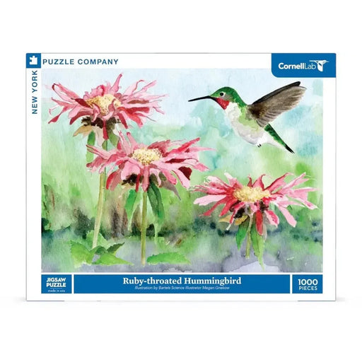 Ruby-throated Hummingbird 1000 Piece Jigsaw Puzzle NYPC - for just $28.99! 