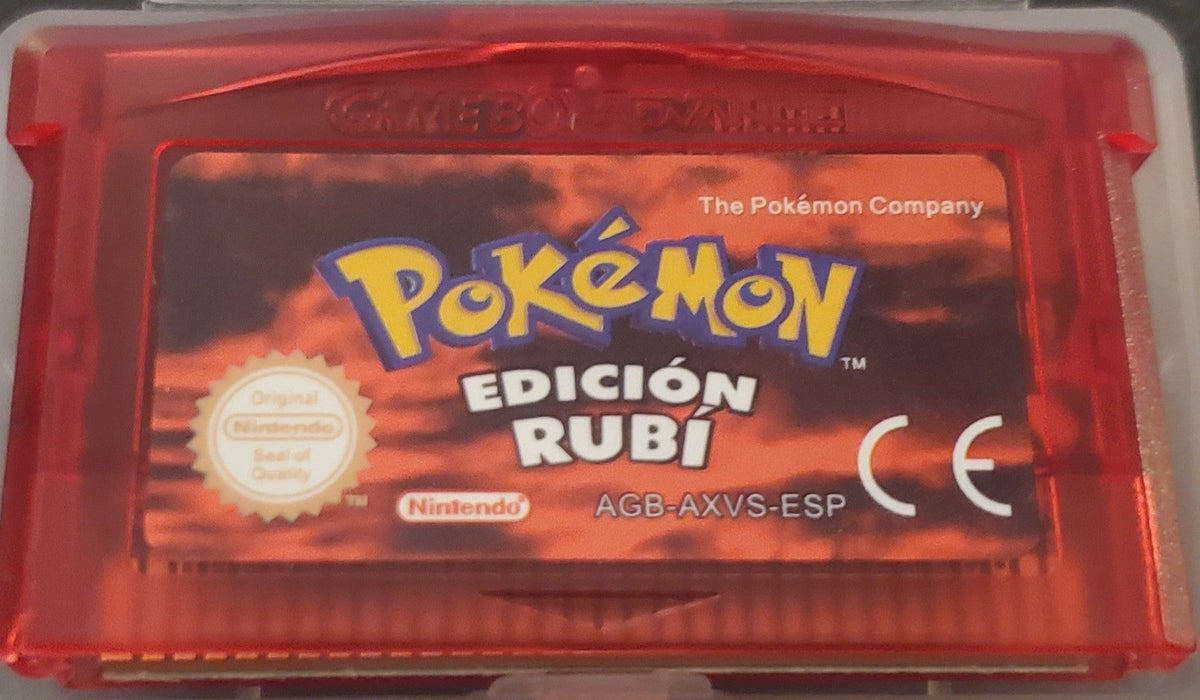 Pokemon Emerald FireRed Ruby Sapphire GBA Video Game French German - for just $12! 
