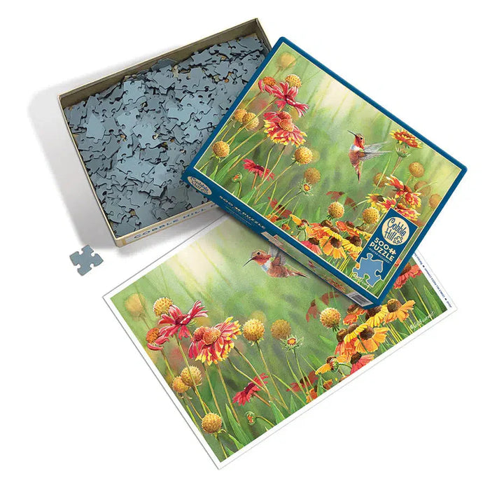 Rufous Hummingbird 500 Piece Jigsaw Puzzle Cobble Hill - for just $17.99! 