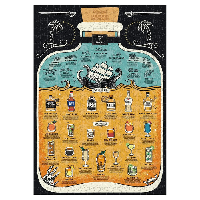 Rum Lover's 500 Piece Jigsaw Puzzle Ridley - for just $19.99! 