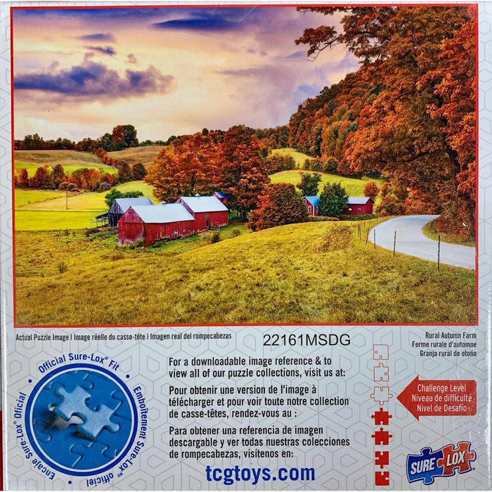 Rural Farm in Autumn Americana 500 Piece Jigsaw Puzzle Sure Lox - for just $14.99! 