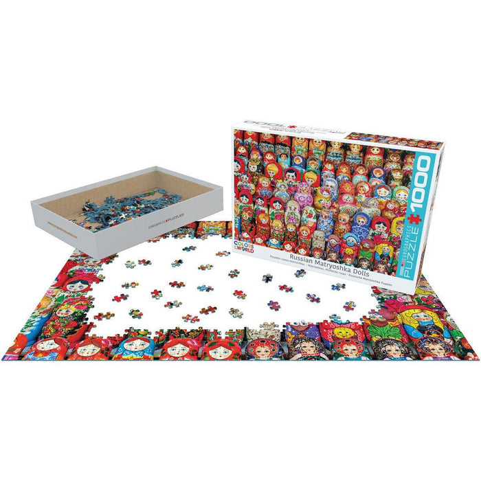 Russian Matryoshka Dolls 1000 Piece Jigsaw Puzzle Eurographics - for just $19.99! 