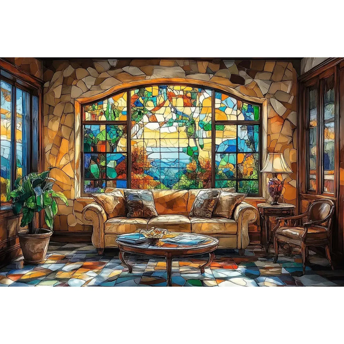 Rustic Refugee 1000 Piece Jigsaw Puzzle Trippy - for just $19.99! 