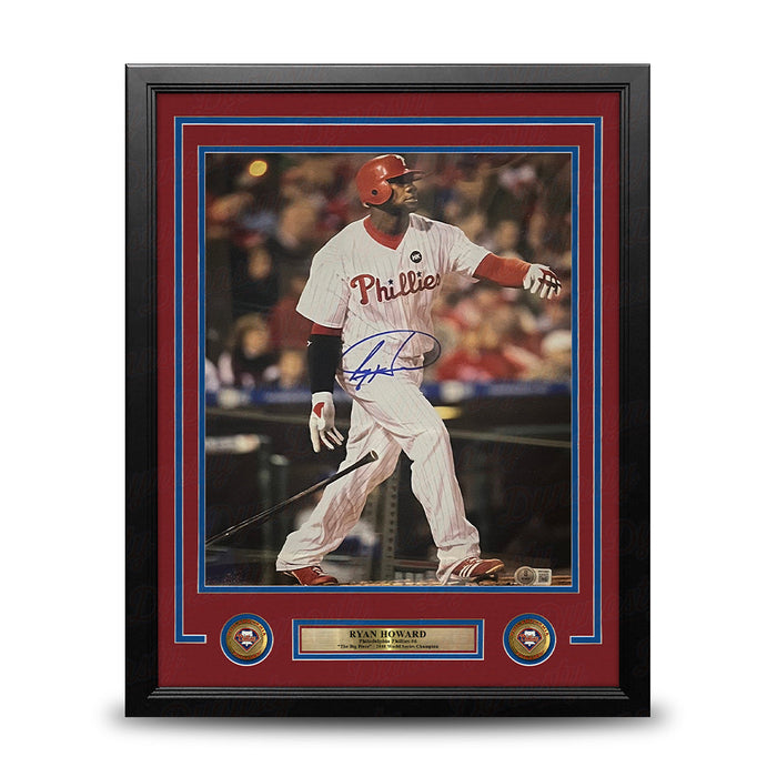Ryan Howard Philadelphia Phillies Autographed 11" x 14" Framed Baseball Photo - for just $199.99! 