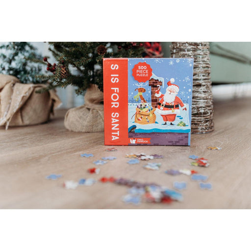 S is for Santa 500 Piece Jigsaw Puzzle Gibbs Smith - for just $17.99! 