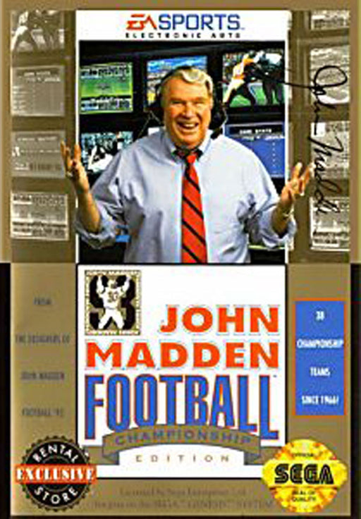 John Madden Football '93 Championship Edition (Sega Genesis) - for just $0! 