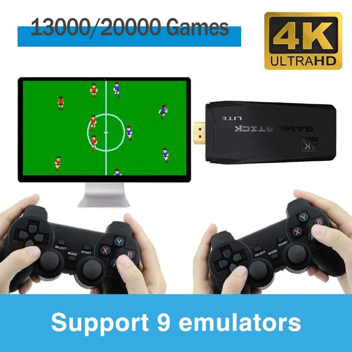 20000 Games Mini Game Console – 4K HD Retro Handheld TV Stick - for just $47.59! 
