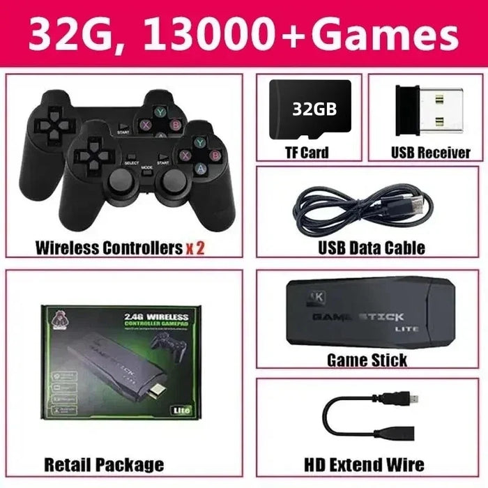 20000 Games Mini Game Console – 4K HD Retro Handheld TV Stick - for just $47.59! 