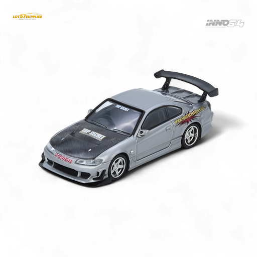 INNO64 Top Secret Silvia S15 Silver 1:64 - for just $29.99! 