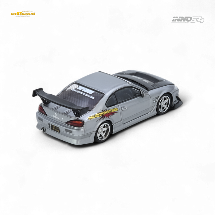 INNO64 Top Secret Silvia S15 Silver 1:64 - for just $29.99! 