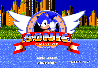 Sonic Remastered Sega Genesis Reproduction Video Game Cart - for just $19.99! 