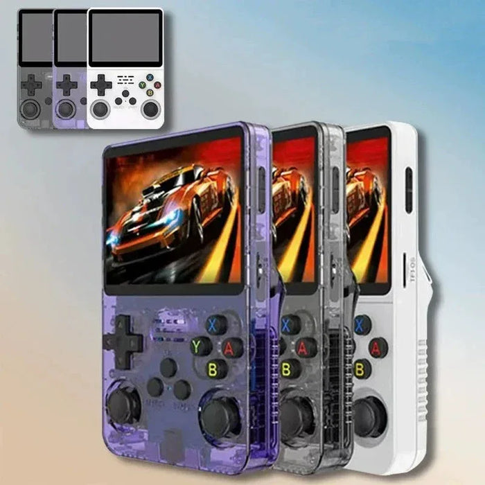 EW Green R36S Retro Handheld Game Console with Linux System and 3.5 Inch IPS Screen - for just $70.42! 