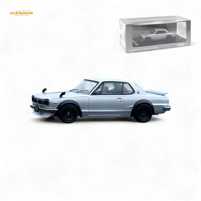 Inno64 Nissan Skyline 2000GT-R (KPGC10) Silver 1:64 - for just $29.99! 