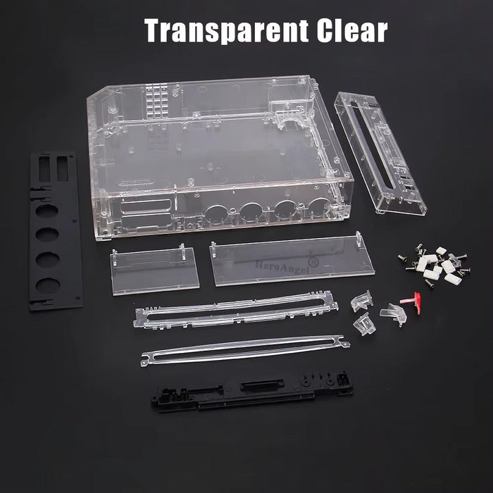 Nintendo Wii Full Replacement Shell Housing Faceplate Clear Transparent - for just $26.99! 
