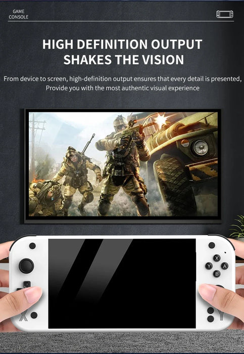 G90 Handheld Game Console – 7-inch 64GB Retro Arcade Gaming Device - for just $111.99! 