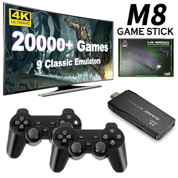 20000 Games Mini Game Console – 4K HD Retro Handheld TV Stick - for just $47.59! 
