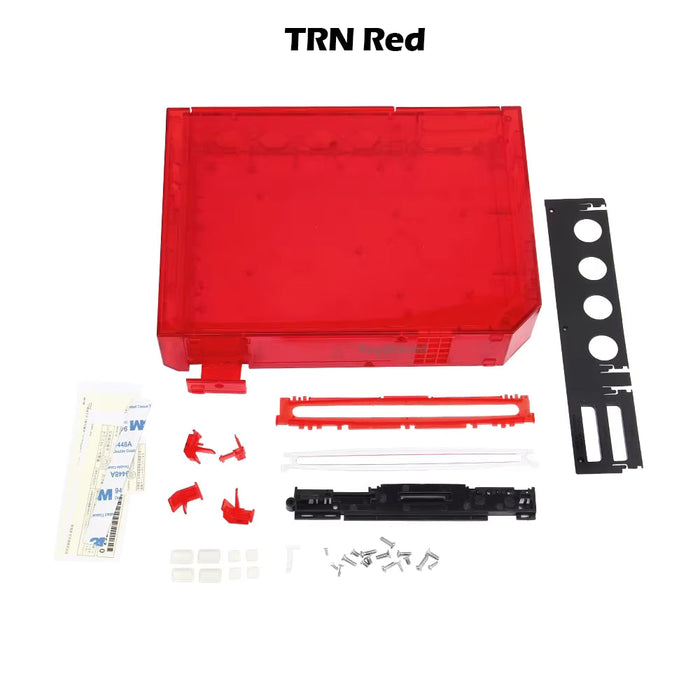 Nintendo Wii Full Replacement Shell Housing Faceplate Red Transparent - for just $26.99! 