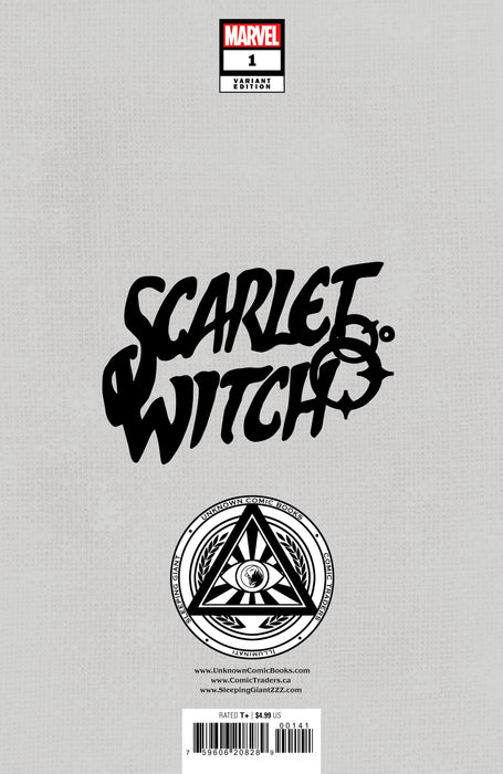 [Foil] Scarlet Witch #1 Unknown Comics David Nakayama Exclusive Virgin Var (06/12/2024) - for just $40! 