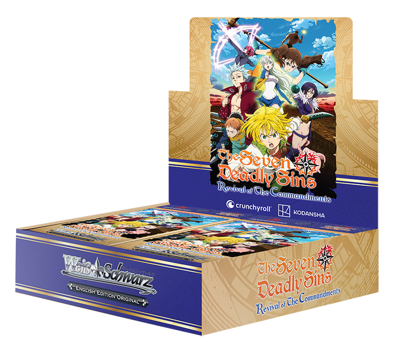 Weiss Schwarz: The Seven Deadly Sins - Revival of the Commandments Booster Box - for just $61.95! 