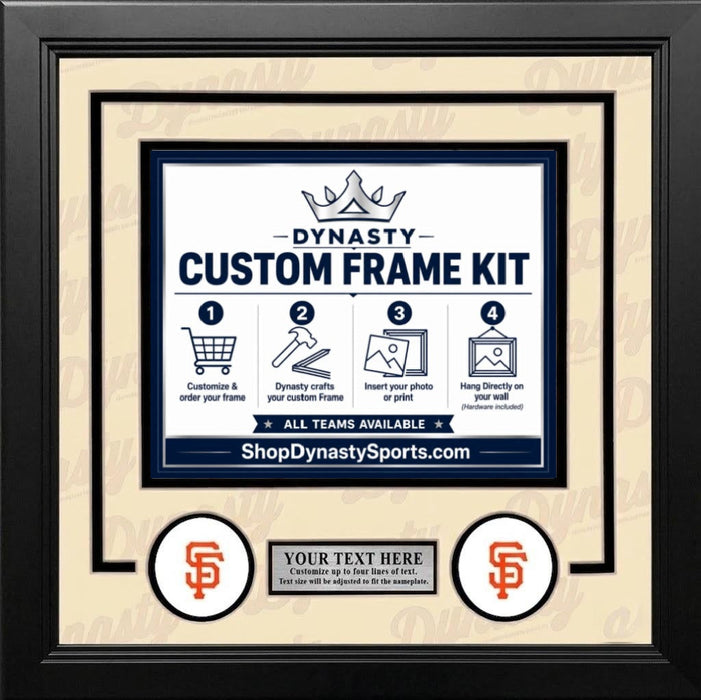 San Francisco Giants Custom MLB Baseball 16x20 Picture Frame Kit (Multiple Colors) - for just $62.99! 
