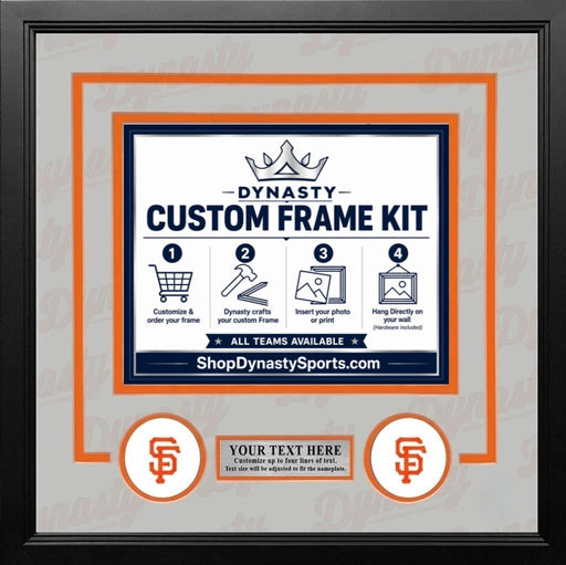 San Francisco Giants Custom MLB Baseball 11x14 Picture Frame Kit (Multiple Colors) - for just $47.99! 
