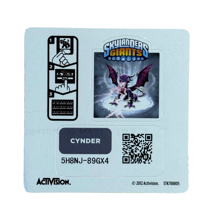 Cynder (Series 2) (Sticker Sheet) - for just $0.50! 